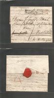 Germany Stampless. C. 1833-5. Stuttgart - Mont Celiard, France. E. With Text Depart Ds Doble Line, Via Strassbourg + Nms - Sonstige & Ohne Zuordnung