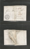 Germany Stampless. 1846 (10 Jan) Frankfurt - Netherlands, Emmerith. EL Full Contains, With Manuscript Postal Charges On  - Otros & Sin Clasificación