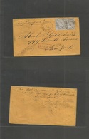 German States-N.G.Conf.. 1870 (5 Sept) Arterode - USA, NYC (18 Sept) 4 Gr. Note Fkd Env, Cds. Franco Via Liverpool. Fine - Other & Unclassified