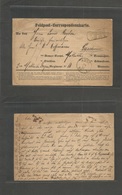 Germany. 1870 (26 Dec) Franco - Prussia War : German Feldpost Postcard 1870 Box Cncl Of BUCHHOLZ/ANNABERG/26 XII 70 9, R - Sonstige & Ohne Zuordnung