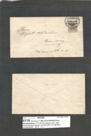 Germany - Xx. 1905 (10 Oct) DFUTSCHES Error. Germania. Local Braunschweig Fkd Env 3 Pf Beige, Cds (Mi 69-I [e]. Signed J - Other & Unclassified