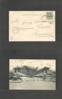 Gibraltar. 1904 (5 Jan) Gibraltar Post Office Ovptd In Morrocco, Tangier - Gibraltar (5 June) Same Day Arrival Fkd Ppc.  - Gibraltar