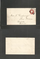 Great Britain - Stationery. 1899 (30 Sept) Hoylake - Cheshire, New Bourne 1/2d Red Stat Env. VF. - ...-1840 Voorlopers