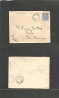 Bc - Basutoland. 1898 (Jan 19) Mohales Hoek - Germany, Uslar, Hannover (14 Feb) Fkd CGH Envelope. Via Aliwal North (Jan  - Otros & Sin Clasificación