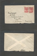 Bc - Basutoland. 1936 (8 Sept) Maseru - England, Paighton, Derm. 2d Rate Fkd Env, Cds. - Other & Unclassified