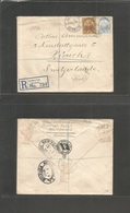 Bc - Bermuda. 1931 (29 Dec) Hamilton - Switzerland, Zurich. Registered Multifkd Env, Via USA, NYC (2 Jan) VF. - Other & Unclassified