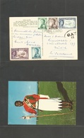 Bc - Fiji. 1962 (28 Jan) Lantoka - Switzerland, Zürich. OAT Air Fkd Envelope. Fine Oval Cachet Late Usage Scarce Origin. - Andere & Zonder Classificatie