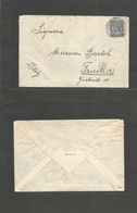 Bc - Kenya. 1926 (14 Sept) Mombasa - Italy, Triest. Single Fkd 30c Blue Env. Transited Cachet. Fine. - Other & Unclassified