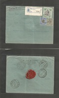 Bc - Kenya. 1932 (10 May) Arusha - Switzerland, Lenzburg. Registered Multifkd Envelope Incl 1sh Green High Values Large  - Andere & Zonder Classificatie