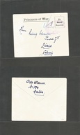 Bc - Malta. C. 1941. WWI POW Otto Werner Nº 880, Free Frank Env + Oval Cachet. Addressed To Switzerland, Zurich. - Andere & Zonder Classificatie