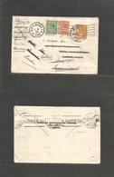 Bc - Rhodesia. 1933 (5 May) Nkana - UK, London, Forwarded With NEW GB Franking To Sweden, Gothenburg (1 June) 2d Orange, - Other & Unclassified