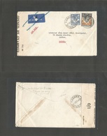 Bc - Rhodesia. 1943 (13 Oct) Kasama, Northen Rhodesia - Canada. Air Fkd Env Incl 1sh Stamp, Cds + Depart Censor. Fine. - Otros & Sin Clasificación