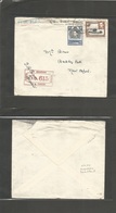 Bc - Somaliland. 1943 (20 April) Apo 74. OAS. Air Fkd Envelope To UK, New Oxford. Censored. Corresponds To Mogadishio. - Otros & Sin Clasificación