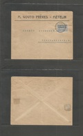 Greece. 1913. Metelin Local Ovptd. Usage On Cover To Constantinople, Tied Cds. - Andere & Zonder Classificatie