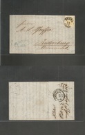 Hungary. 1856 (12 Dec) Pest - Judenbug. Unsealed Printed Prices List Fkd 1kr Yellow, Type III Stamp Large Margin Tied Cd - Other & Unclassified