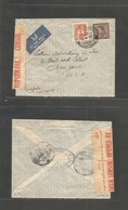 Iraq. 1941 (29 June) Baghdad, Assaman - USA, NY Via South Africa. Fkd Arrival Envelope. VF + Bilingual Borough Cds. - Irak