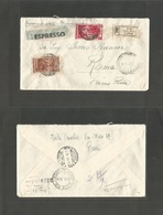 Italy - Xx. 1951 (17 May) Bari - Roma. Registered Express Fkd Env. - Non Classés