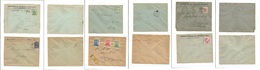 Liechtenstein. C. 1903-25. 6 Internal Local Fkd Envelopes Incl. Austrian Multiple Fkgs. VF Group, Opportunity. - Sonstige & Ohne Zuordnung