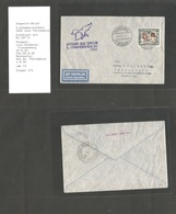 Liechtenstein. 1932 (29 Aug) Zeppelin. Triesenberg - Brazil, Pernambuco (1 Nov) Cacheted Single 2 Fr Fkd Envelope. Scarc - Otros & Sin Clasificación