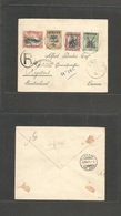 Malaysia. 1901 (22 July) Labuan. GPO - Switzerland, Luzern (24 Aug) Registered Multifkd Fauna Issue N. Borneo Ovptd Issu - Malaysia (1964-...)