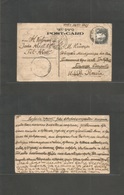 Palestine. 1941 (4 May) Tel Aviv - Rusia. Via Moscow (26 Abril, Gregorian) Fkd Jewish - Rusian Private Card + Arrival Tr - Palästina