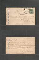 Philippines. 1920 (30-31 Aug) Manila - Spain, Madrid. Fkd Private Card. Very Scarce. - Filippijnen