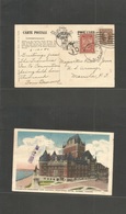 Philippines. 1940 (19 June) Canada, Quebec - Manila, US Army. Fkd Ppc + Taxed + Arrival Rare Postage Due 4c Tied Cds. Fi - Filippijnen