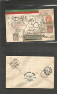 Macau. 1933 (12 Abril) Macau - Portugal 1st Anniv Commemorative Flight. Registered Ceres Multifkd Envelope Incl 1 Pataca - Other & Unclassified