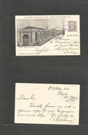 Portugal-Mozambique Company. 1906 (29 Nov) Beira - London, UK (22 Dec) 20 Rs Lilac Stationary Illustrated Card. "Edifici - Sonstige & Ohne Zuordnung