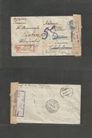 Russia. 1917 (27 Jan) Siberia, Tschernoe, Tobolsk - Switzerland, Davos (20 April) Registered 10 Kop Blue Stationary Enve - Otros & Sin Clasificación