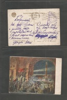Russia. 1942 (1 May) WWII Siege Of Leningrad: 1942 Stampless View Card With Military Hs LENINGRAD Cds & Censor Hs. - Other & Unclassified