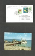 Ryukyu Islands. 1930 (30 April) Shima - Germany, Neustadt. Fkd View Card Incl Early 4c Green Design Cds. Very Scarce Usa - Ryukyu Islands