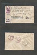 Saudi Arabia. 1953 (20 Jan) Mecque - USA, Pha, PA (27-28 Jan) Government PO Air Adtl Multifkd Envelope + Service Etat +  - Saudi Arabia