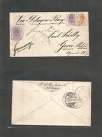 South Africa. 1900 (25 Febr) OVS PAK Malanspost, Bethelem - Germany, Gera (13 April) Via Eldemere - Pretoria. Multifkd E - Other & Unclassified