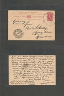 South Africa. 1904 (29-30 Jan) POA. Malanspost - Germany, Gera (21 Aug) Via OBC / Bethelem PO. 1d Red Stat Card With Pro - Andere & Zonder Classificatie