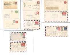 Cuba. C. 1907 / 1959. 13 Diff Used Stationary Cards + Envelopes + Diff Usages, Private, Adtls Frankings, Etc. Even Some  - Other & Unclassified