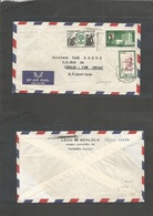 Marruecos. 1960. Tanger - USA, Berlin, NJ. Air Multifkd Env At 75 Fr Rate. 3 Diff Mixed Issues. - Marruecos (1956-...)