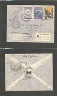 Vatican. 1962 (27 April) Citta - Philippines, Baquio (May 1) Registered Multifkd Airmail Envelope. Amazingly A Better De - Andere & Zonder Classificatie