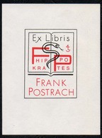 C2070 - TOP Frank Postrach - Exlibris - Hippo Krates - Ex Libris