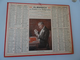 Almanach Des Postes De 1922  Le Joueur De Bridge - Grand Format : 1921-40