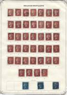 GREAT BRITAIN 1858 1d Red Plate 71-225 (Excl.77) Set Planchage Complet  Du 1 Penny Sauf 77 Bien Sur RR - Used Stamps