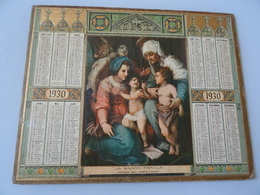 Almanach Des Postes De 1930  La Sainte Famille ( Andrea Del Sarto ( Louvre ) - Grand Format : 1921-40