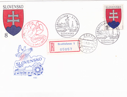 Slovakia -FDC, Slovak Republik - Briefe