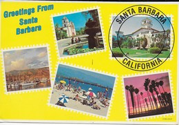 USA - Californie - Santa Barbara : Greetings From Santa Barbara - Santa Barbara