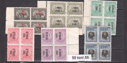 1919 Thrace Thrakien Trakia  Mi. Nr.1/6-MNH** Block Of Four Overprint Bulgaria Bulgarie "THRACE INTERALLIEE" Greece Grec - Thrakien