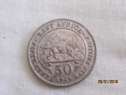 British East Africa: 50 Cents 1924 (rare) - Colonie Britannique