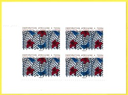 Bloc De 4 Timbres-poste Neufs** - Inspiration Africaine Tissu Adhésifs Entreprises - France 2019 - Neufs