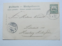 KAMERUN , Ansichtskarte Mit Seepoststempel Hamburg - Westafrika  1905 - Camerún