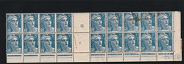 France Variété 719B  Gandon , Impression Sur Raccord En Bande 9 Coin De Feuille  RRR - Unused Stamps