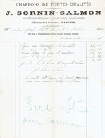 M-Facture J.Sornin-Salmon Maréchal-ferrant,serrurier,carrossier A Marchin Le 3-Mai-1901 - Straßenhandel Und Kleingewerbe